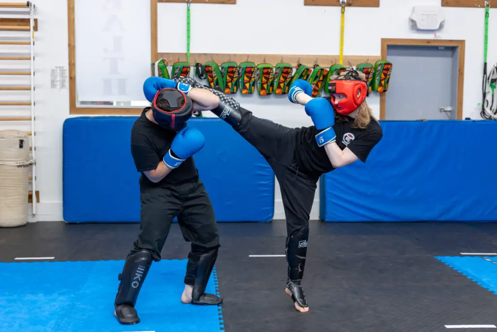 STX Kickboxing training at Way of the Fist martial arts in Quesnel